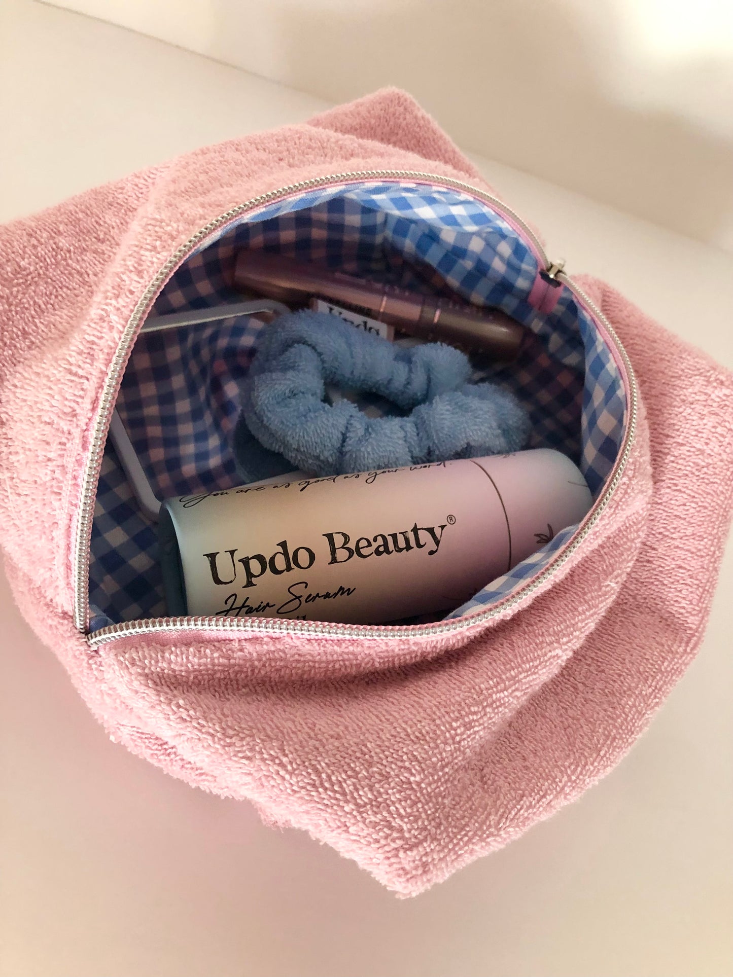 Large Soft Updo Beauty Cosmetic Bag
