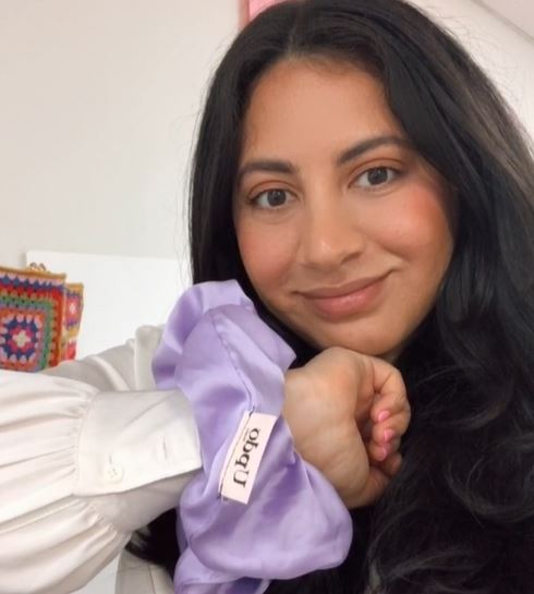 Lilac XL Hair Scrunchie