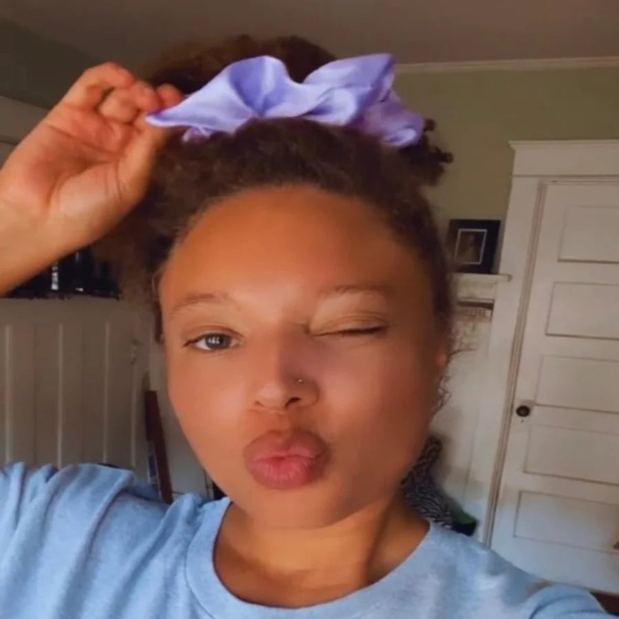 Off White XL Hair Scrunchie