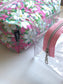 Updo Quilted Floral Cosmetic Bag