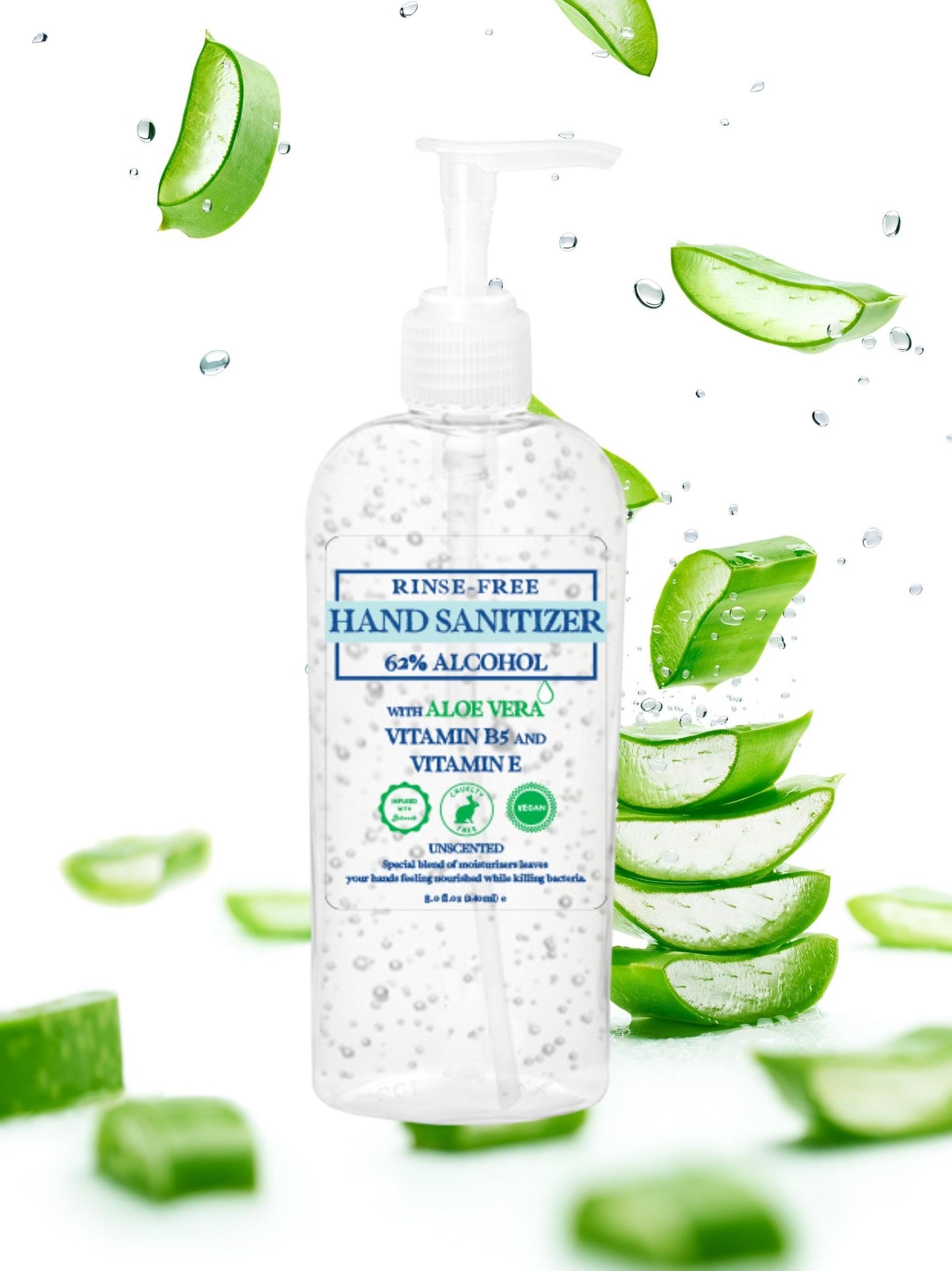 Hand Sanitizer (62% alcohol) 8 oz